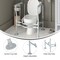 Emma and Oliver Ramsey Toilet Safety Rail for the Elderly with Height Adjustable Steel Frame, Padded Handles and Suction Cup Feet
